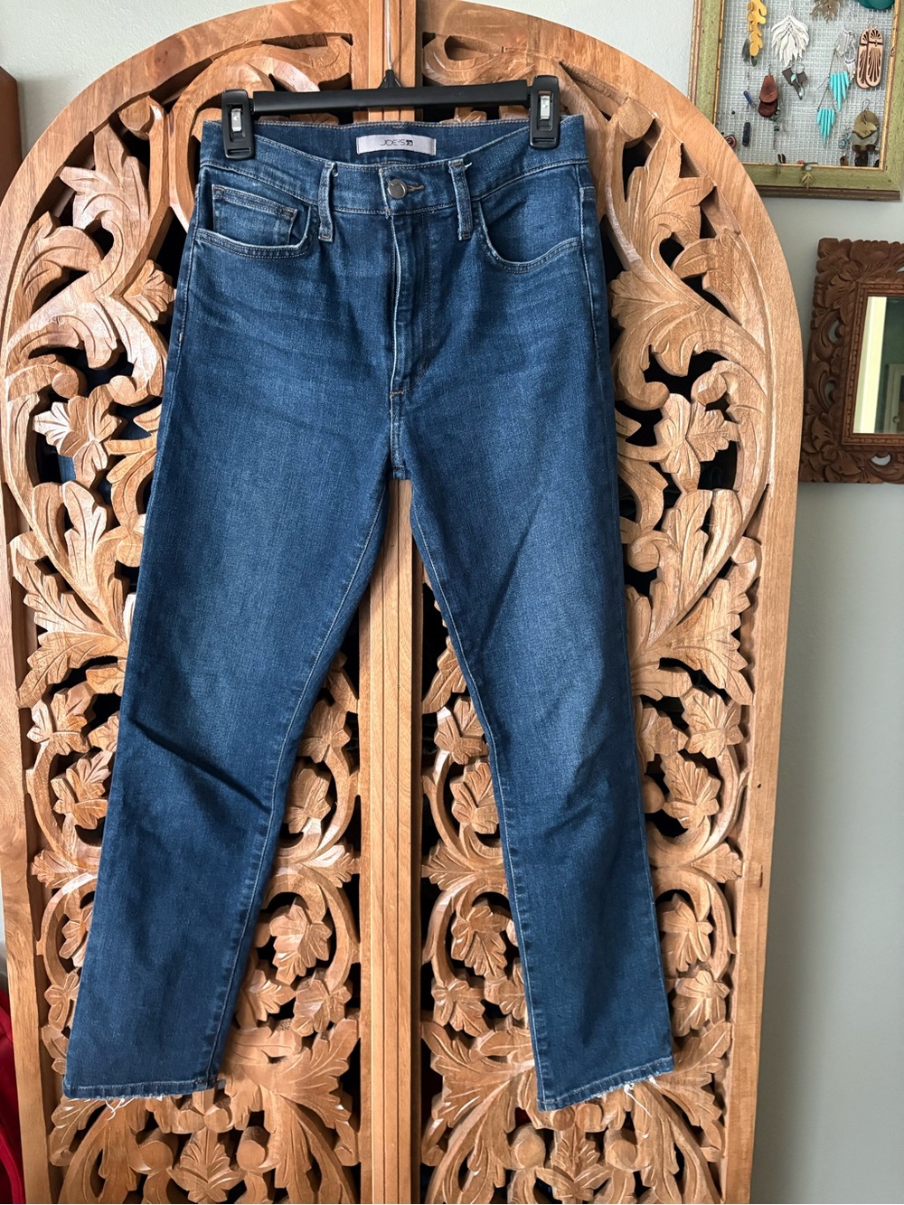 Joe's Jeans Straight Leg Dark Blue Denim
